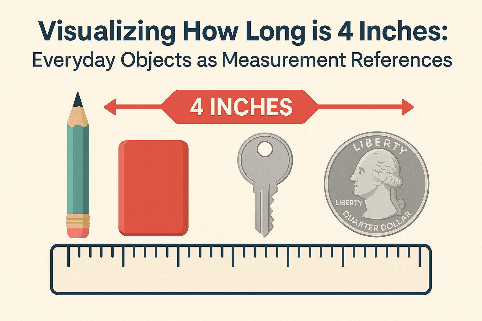 📏 Visualizing How Long is 4 Inches: Everyday Objects as Measurement References