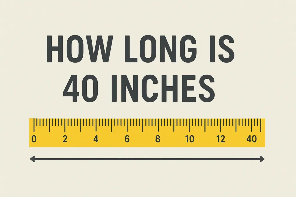 How Long is 40 Inches