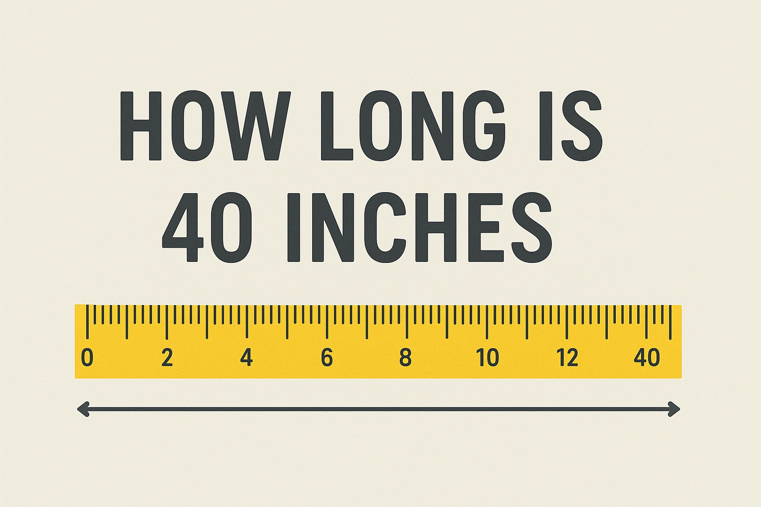 How Long is 40 Inches