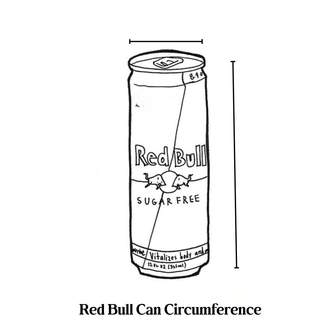 Red Bull Can Circumference