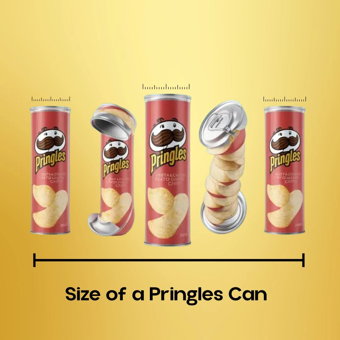 Diameter of a Pringles Can