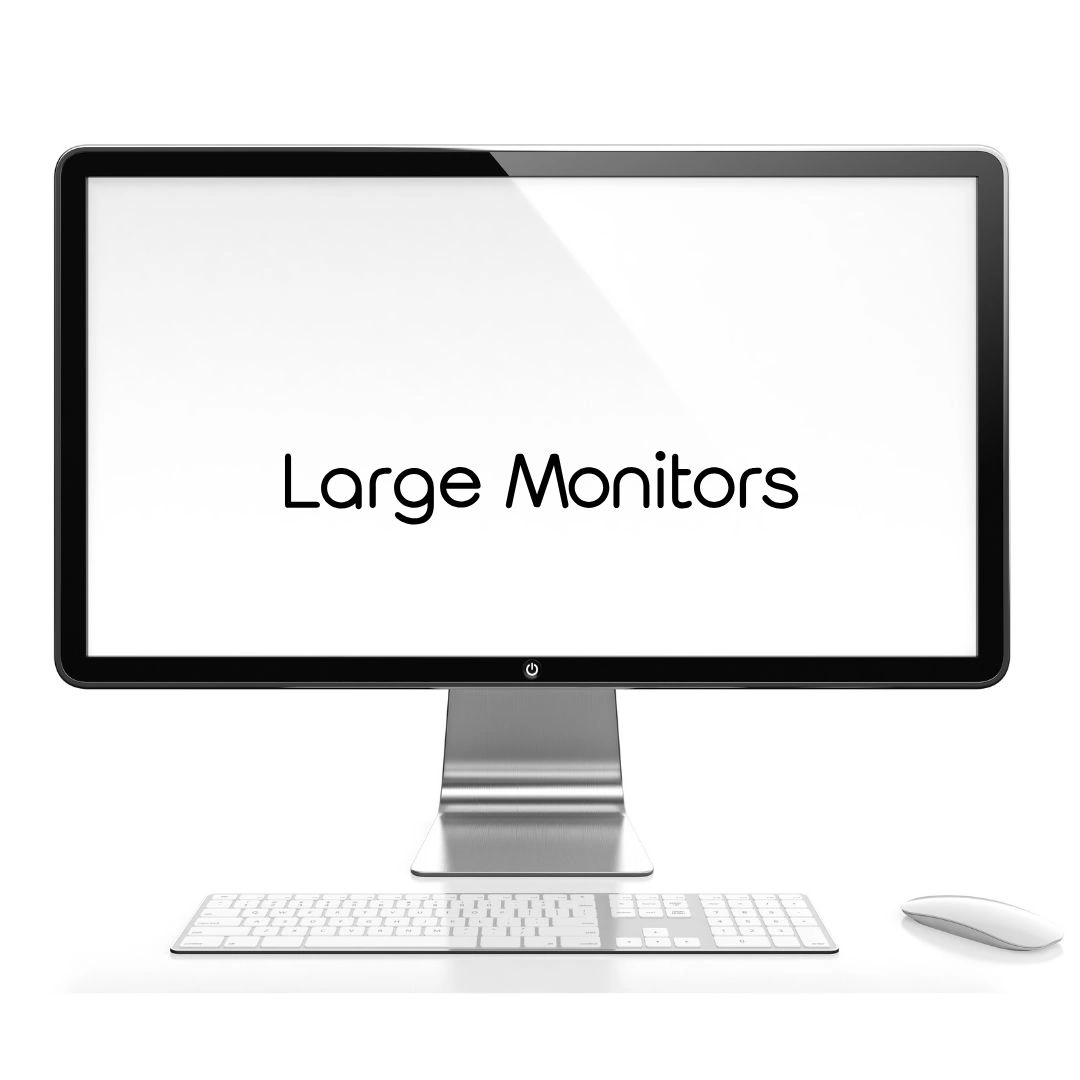 Large Computer Monitor Sizes
